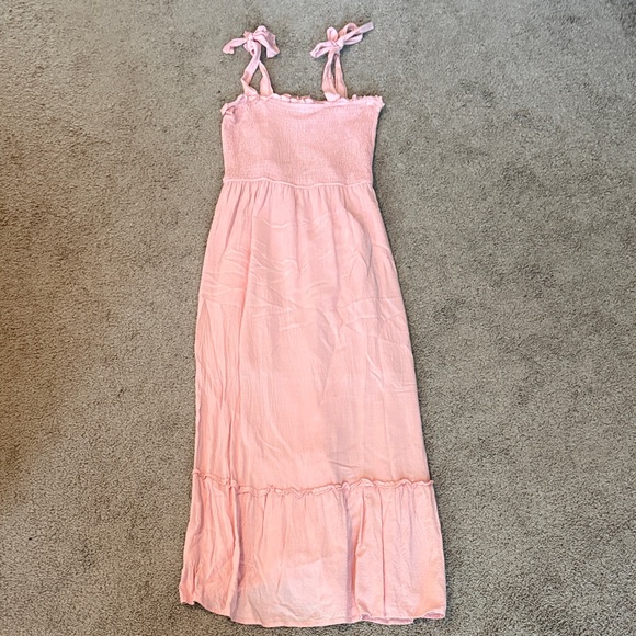 Light Pink Maxi Dress - Size Large - Picture 1 of 4